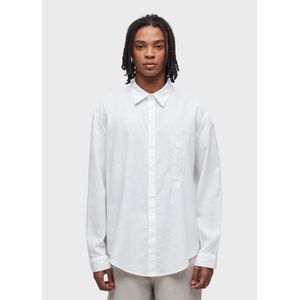 Camisa linen arabesco palmeira ml