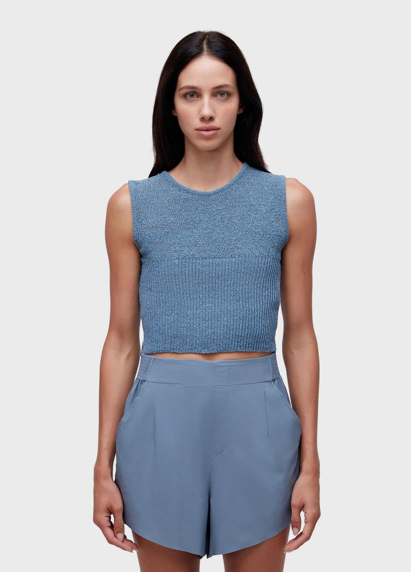 TOP CROPPED TRICOT REDE