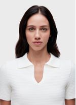 BLUSA POLO TRICOT TEXTURA