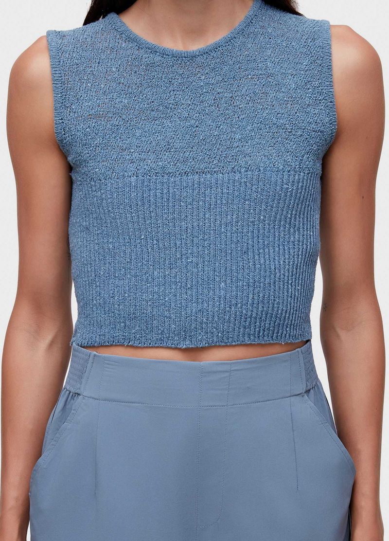 TOP CROPPED TRICOT REDE
