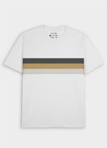 Big Shirt Listrado Preto Areia