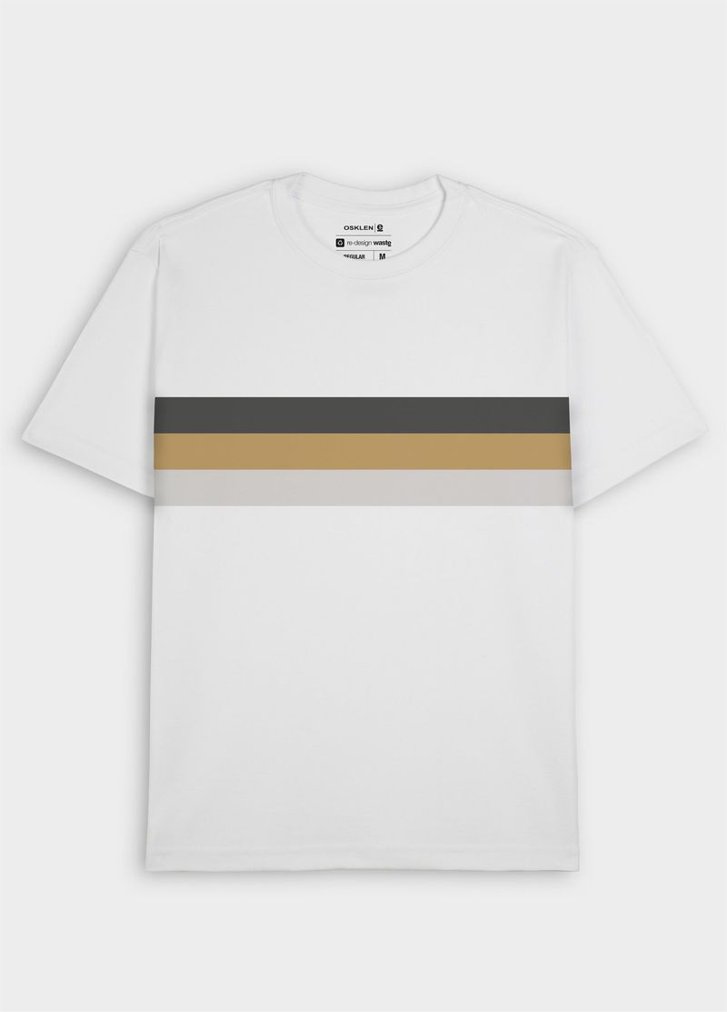 Big Shirt Listrado Preto Areia