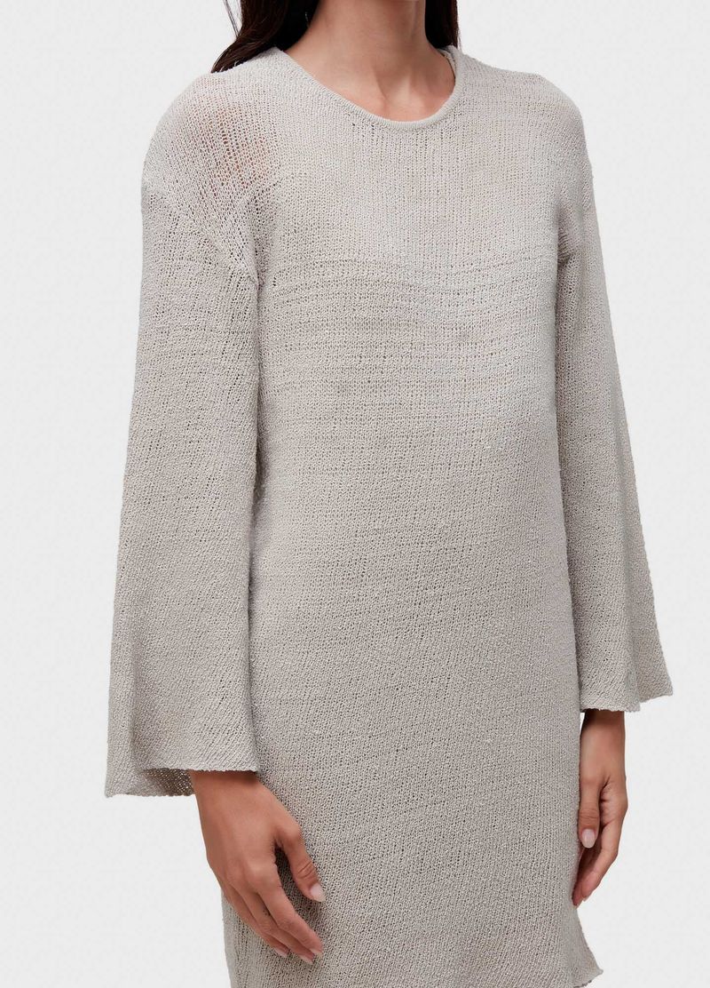 VESTIDO ML TRICOT REDE