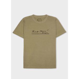 T-shirt stone rj letter mc