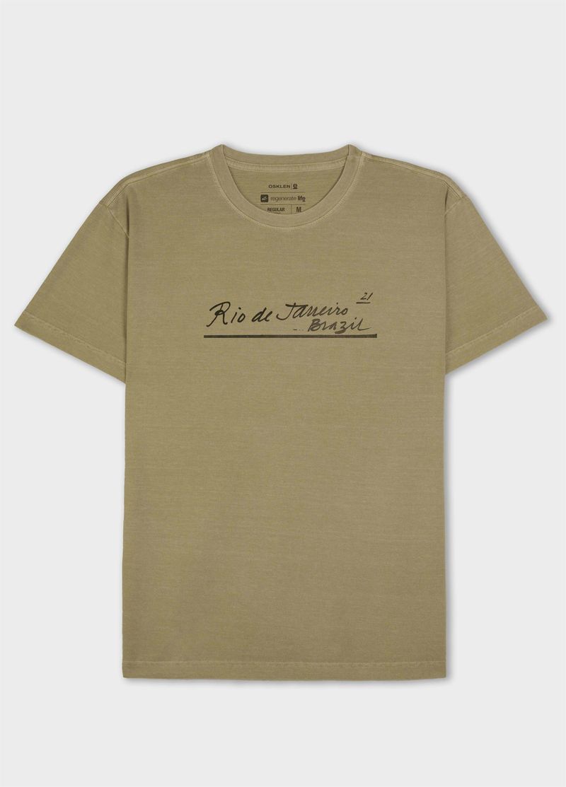 T SHIRT STONE RJ LETTER MC