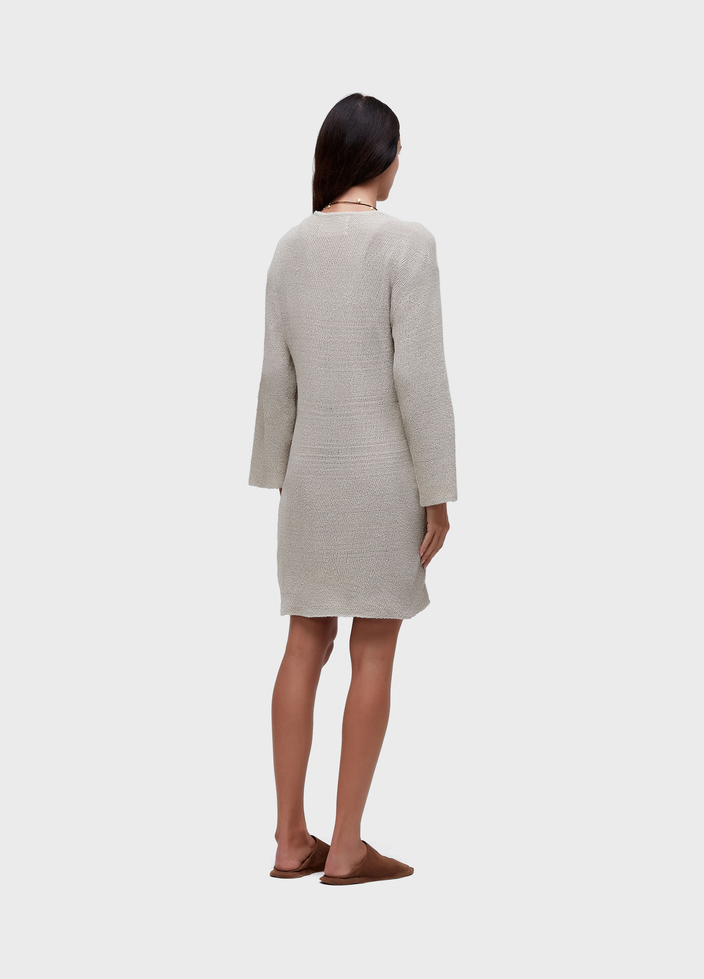 Vestido tricot rede
