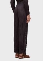 CALCA RETA WRINKLE SATIN