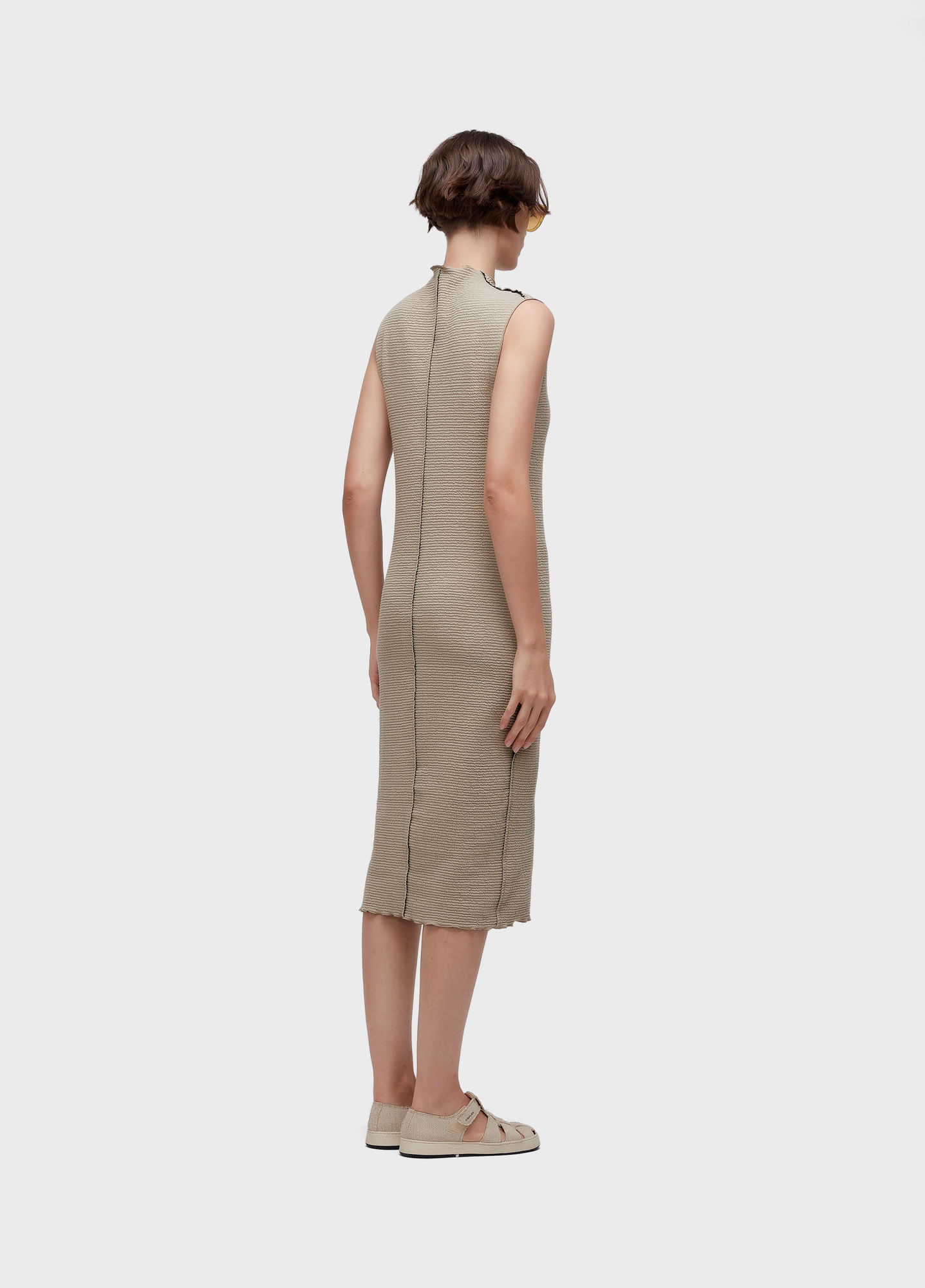 Vestido double face rug color