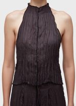 BLUSA RAGLAN WRINKLE SATIN DOUBLE FACE