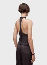 BLUSA RAGLAN WRINKLE SATIN DOUBLE FACE