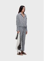 CAMISA ML WRINKLE TRICOLINE FIO TINTO