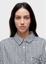 CAMISA ML WRINKLE TRICOLINE FIO TINTO