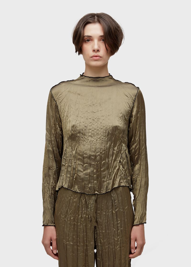 BLUSA ML WRINKLEN