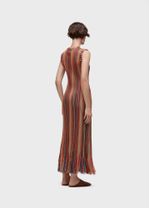 VESTIDO TRICOT LONGO NERVURAS