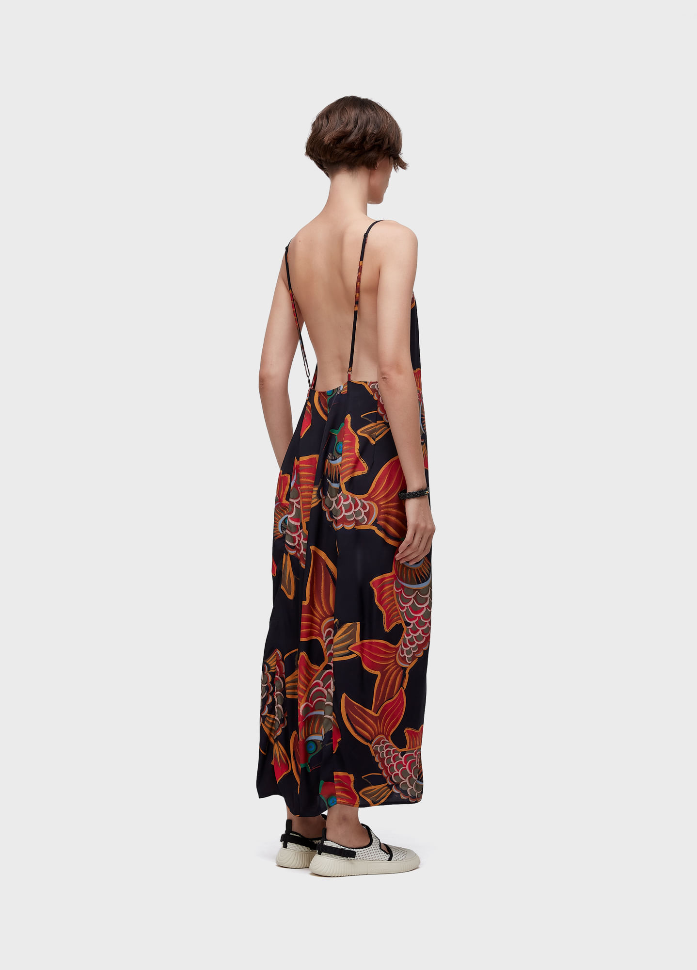 Vestido baloon peixe deep