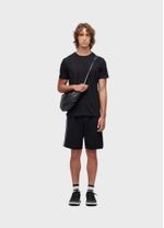 BERMUDA TRICOT OVER STRIPES