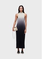 VESTIDO RAGLAN PLISSE DEGRADE