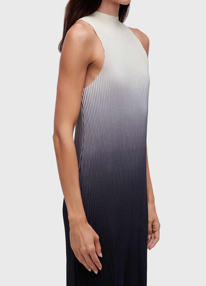 VESTIDO RAGLAN PLISSE DEGRADE