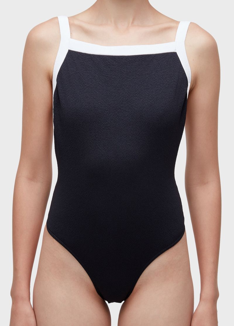 MAIO DECOTE RETO CRISP BICOLOR