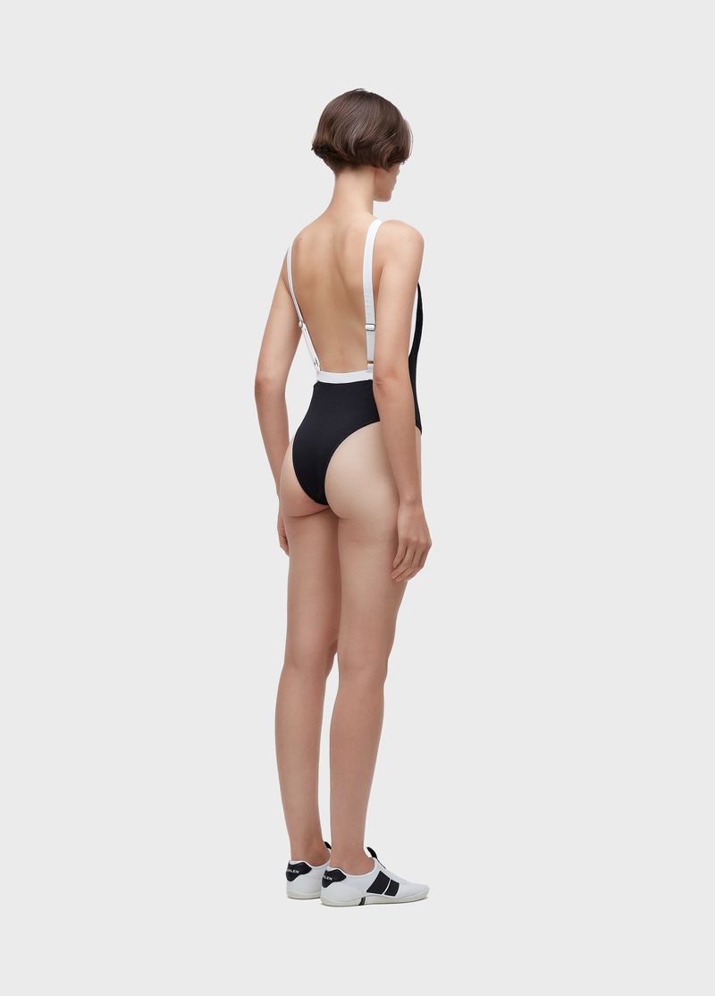 MAIO DECOTE RETO CRISP BICOLOR