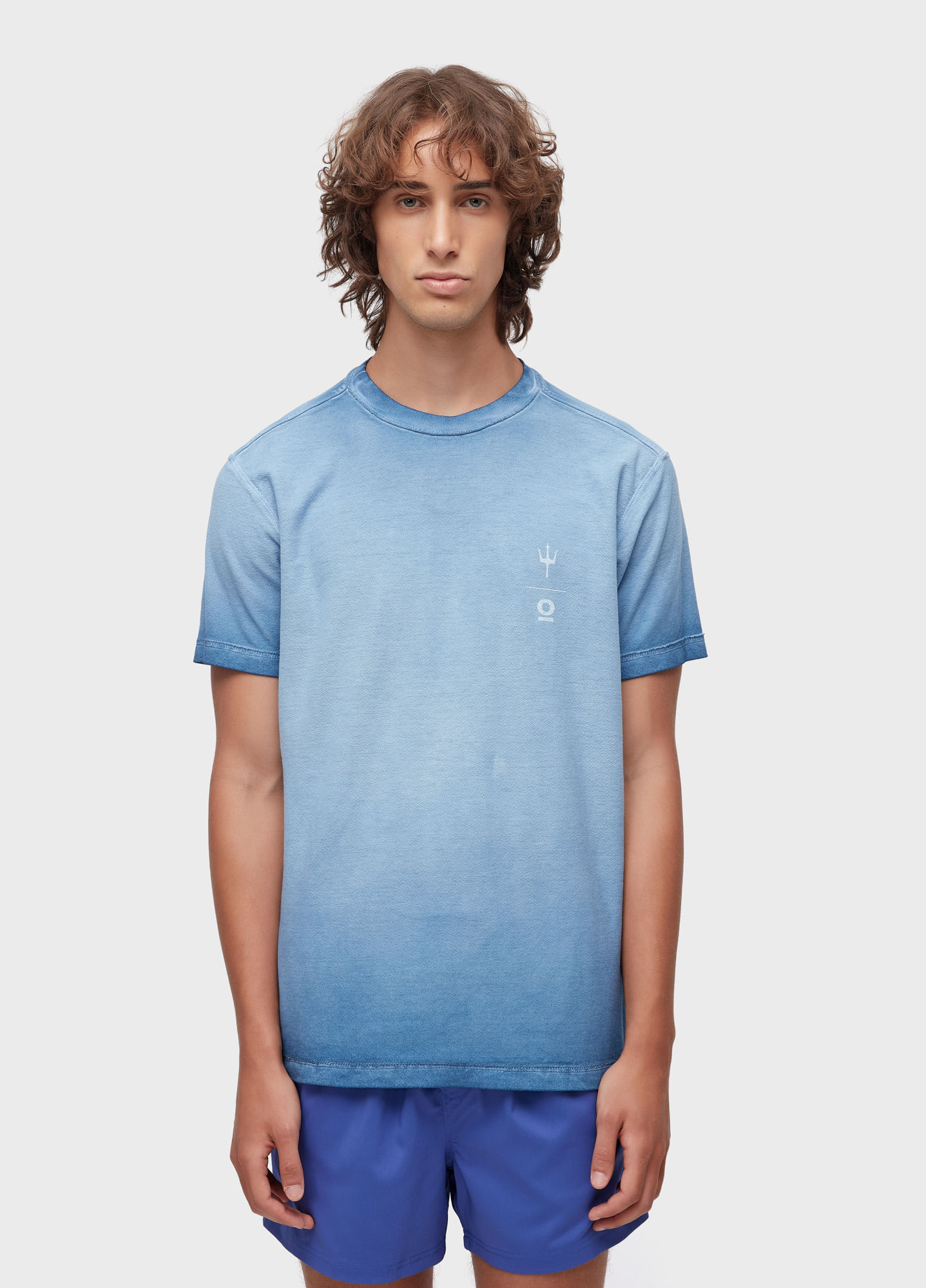 T-shirt caiçara embroidered watercolor M