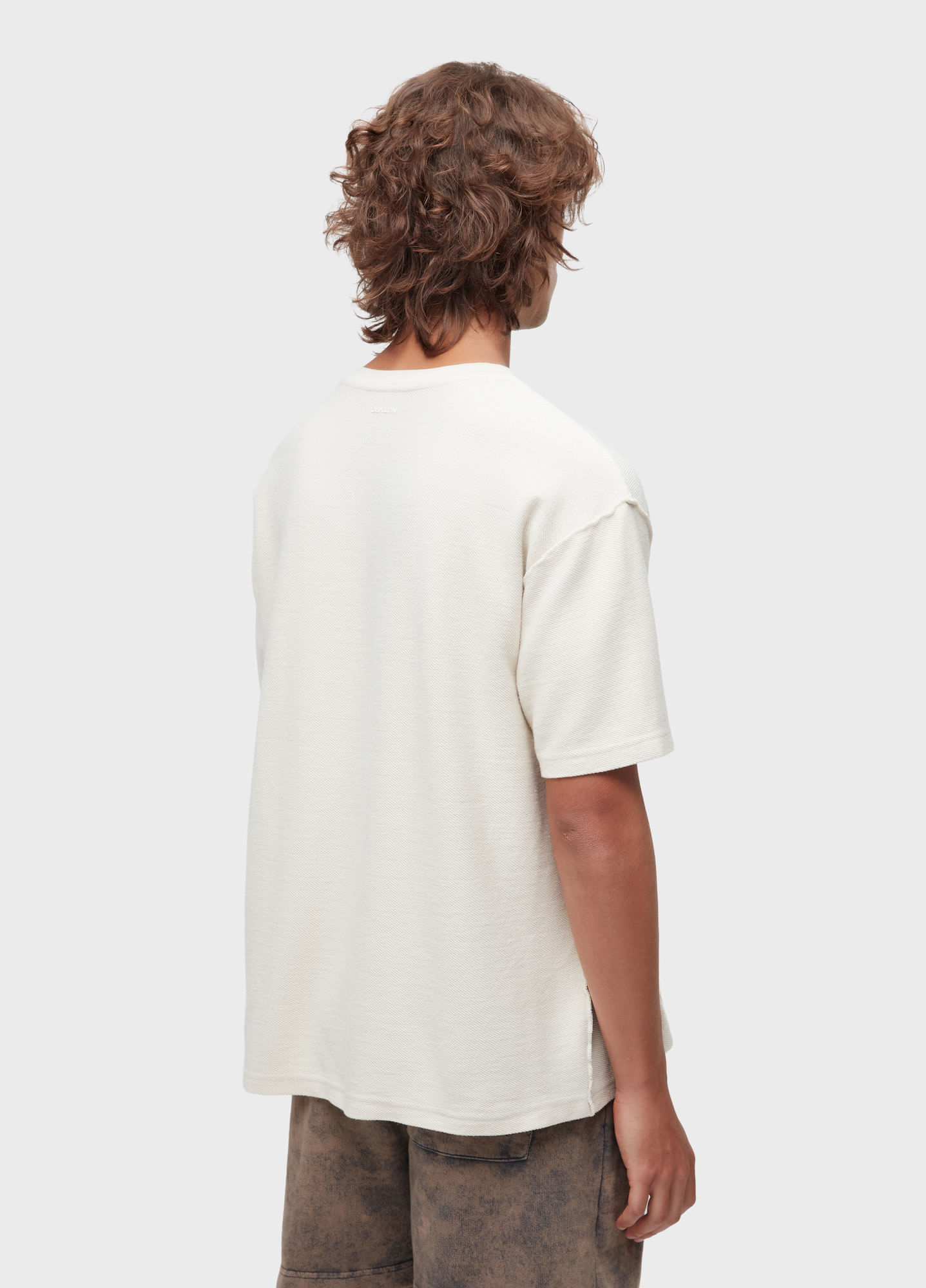 T-shirt over rustic texture MC