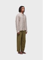 CAMISA MASC OVER BRUN STRIPES