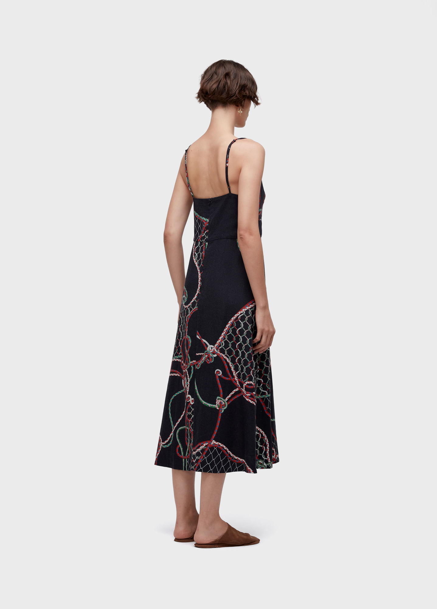 Vestido alças nos