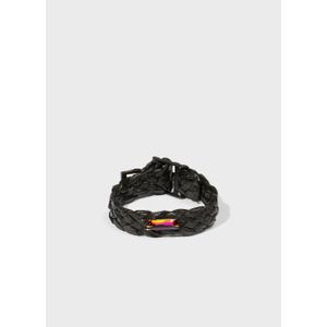 Pulseira cristal solitario rafia