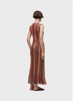 VESTIDO TRICOT LONGO NERVURAS