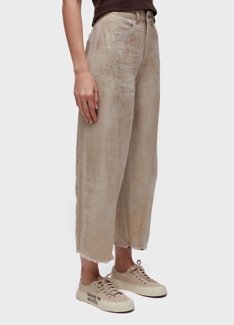 CALCA RECORTES JUTA GOLD