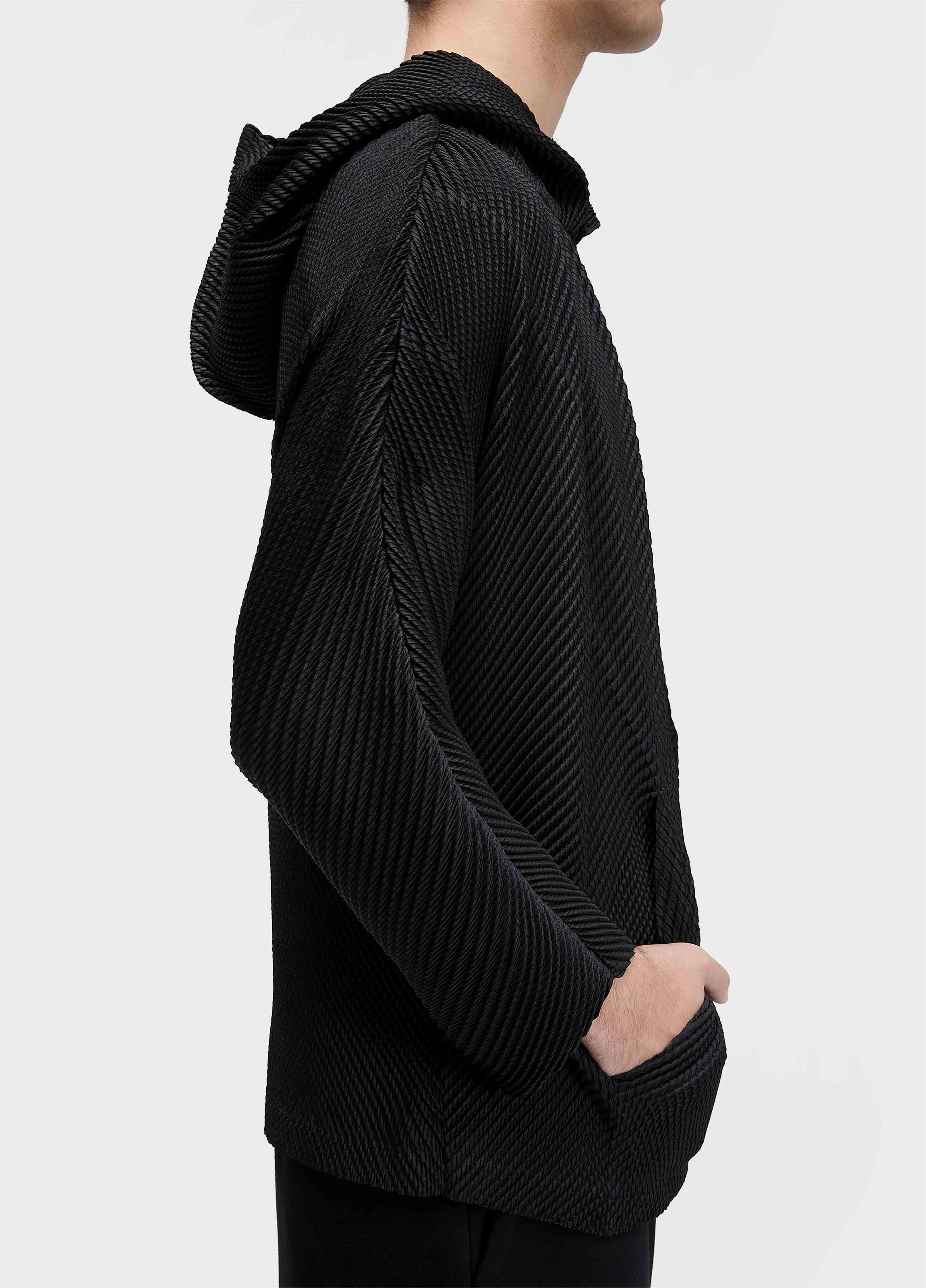 Casaco capuz pleats tokyo
