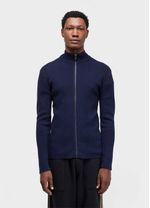 SWEATER TRICOT ZIPPED COTTON
