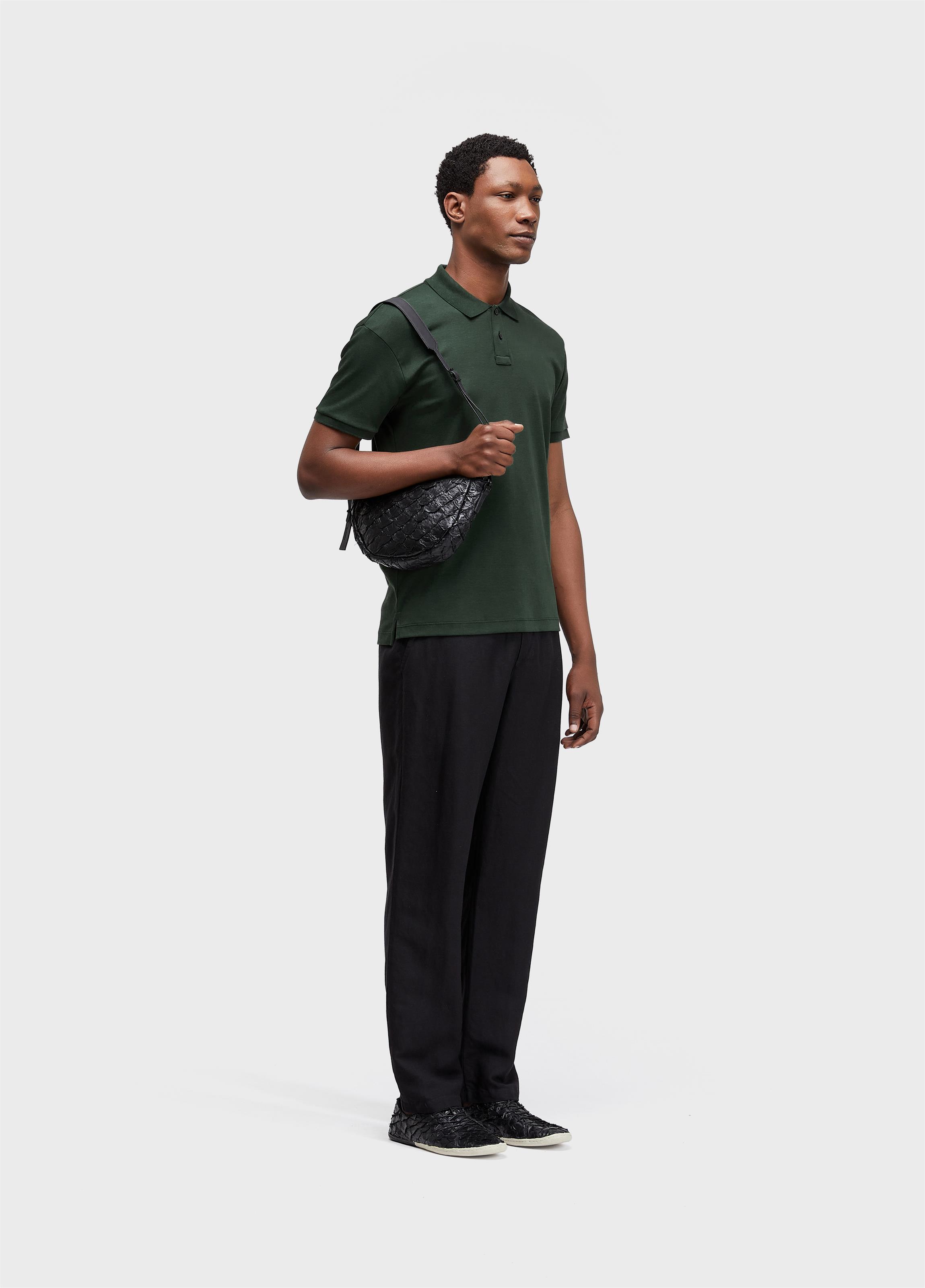 Calça alfaiataria fluid linen