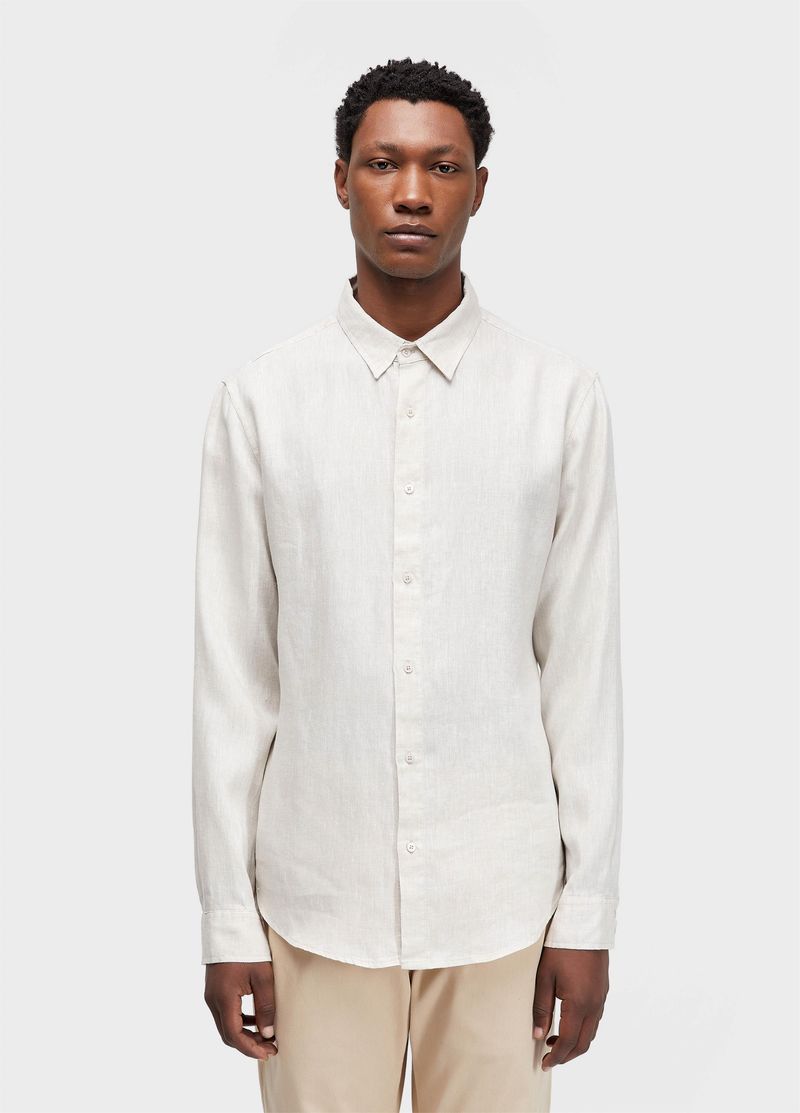 MENS CLASSIC LINEN LS SHIRT