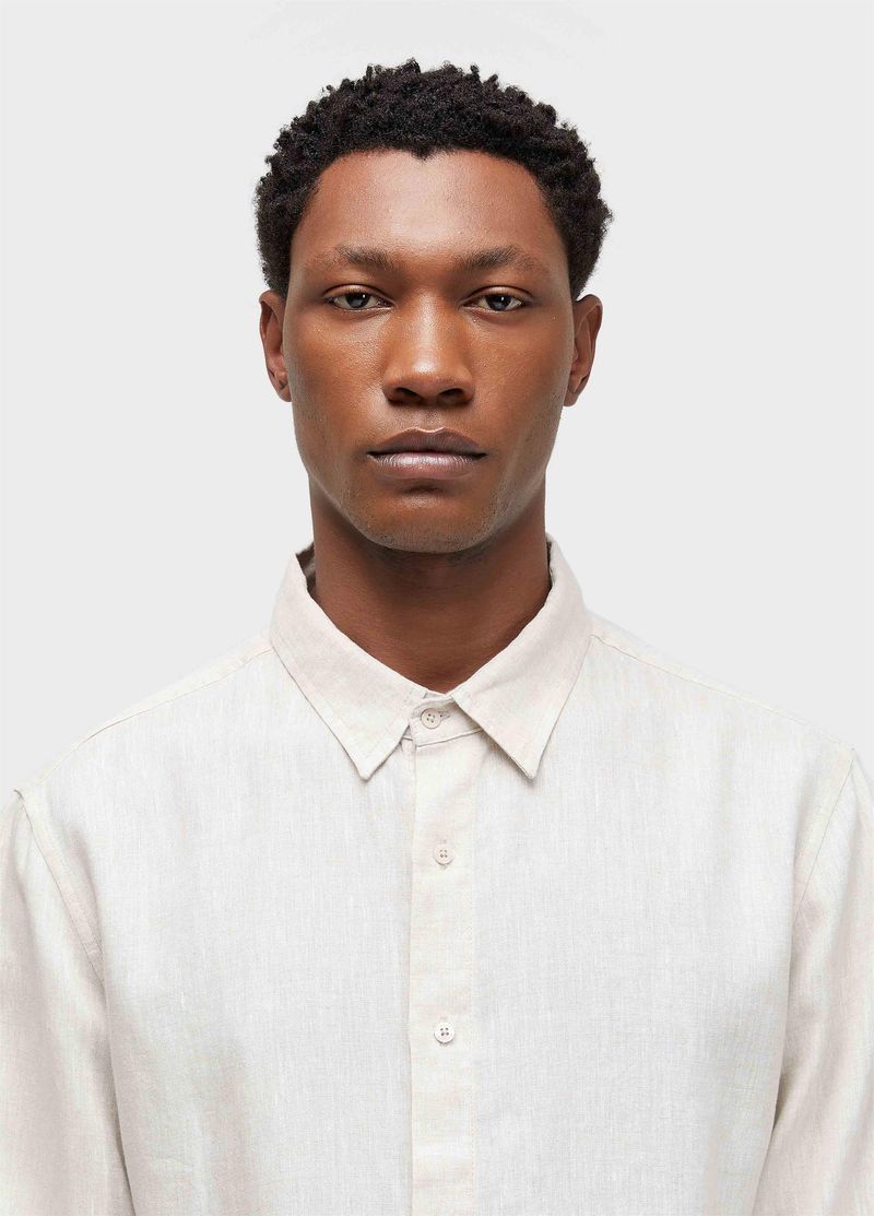 MENS CLASSIC LINEN LS SHIRT