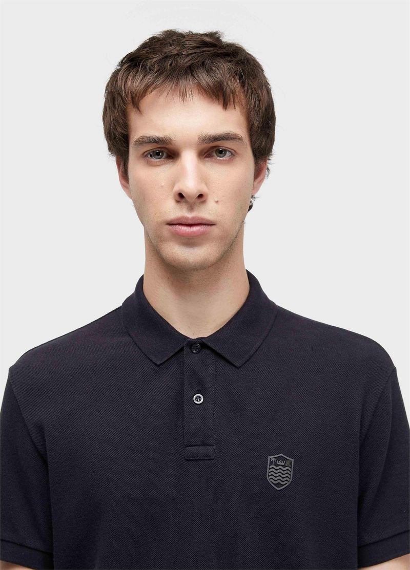 POLO MASC BRASAO EMBOSSED COLOR MC