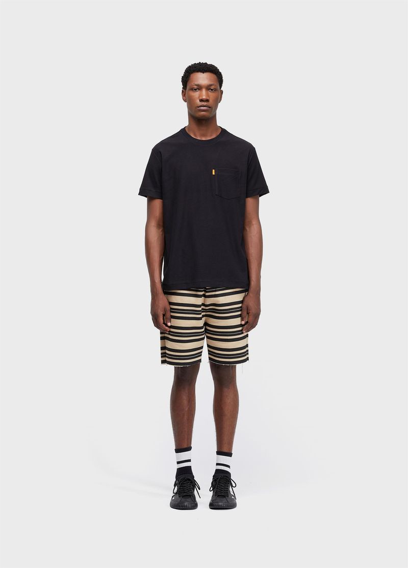 BERMUDA MASC MOLETOM PRANCHAO STRIPES