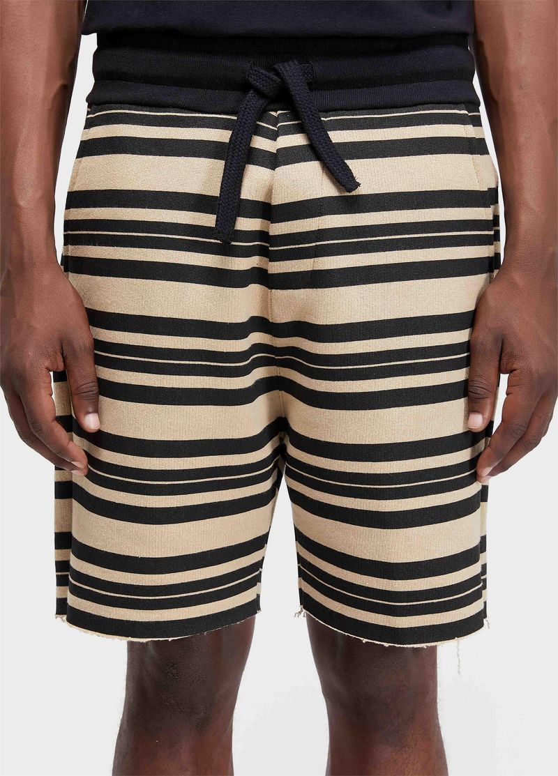 BERMUDA MASC MOLETOM PRANCHAO STRIPES