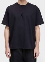 TSHIRT OVER PURESOFT FLOCKED ROSE MC