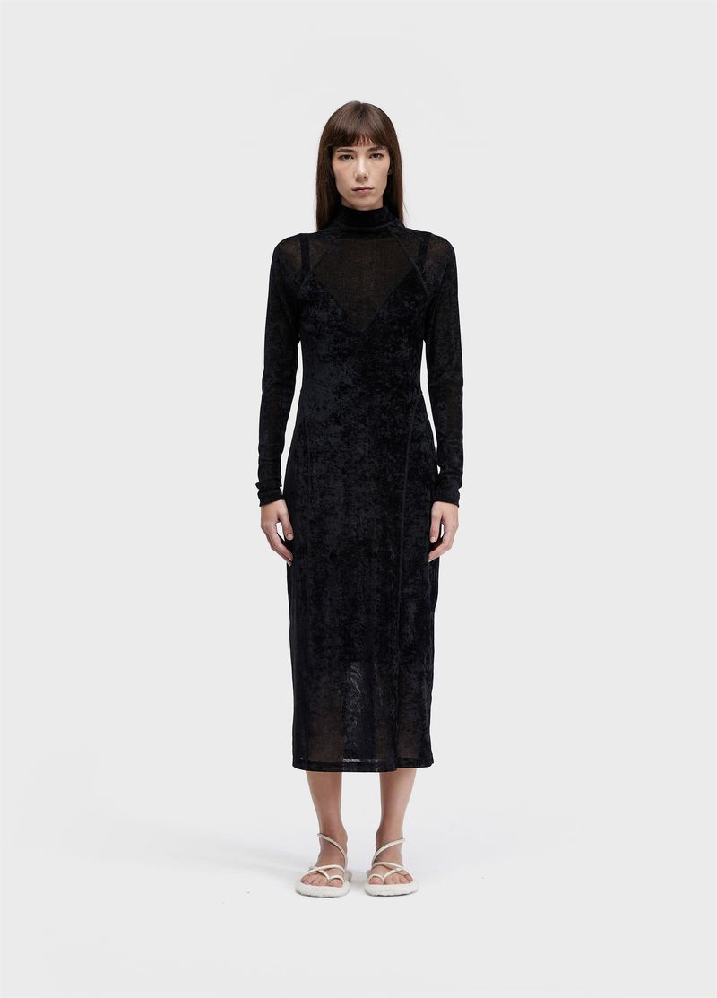 VESTIDO ML TULE VELVET