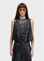 BLUSA SLEEVELESS COURO