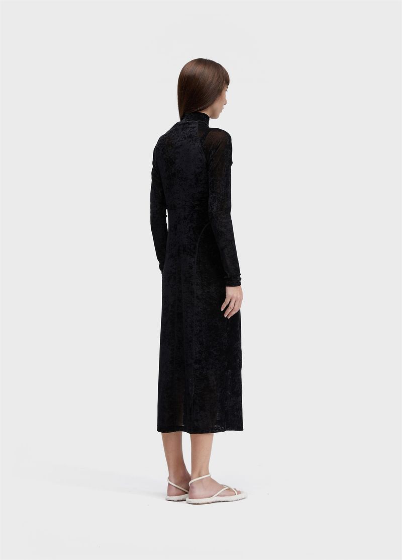 VESTIDO ML TULE VELVET