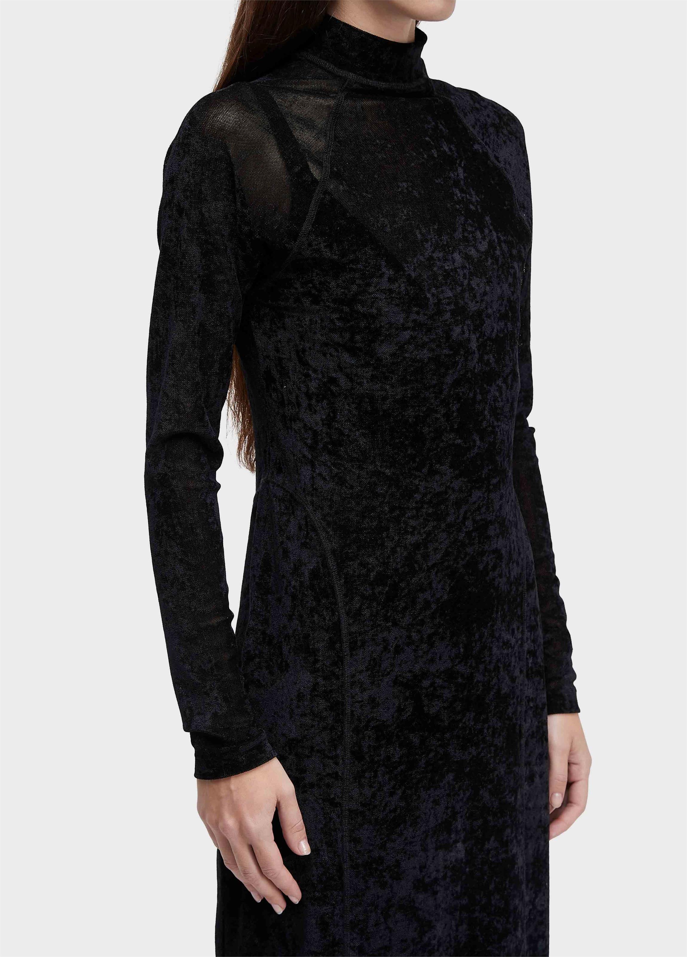 Vestido tule velvet