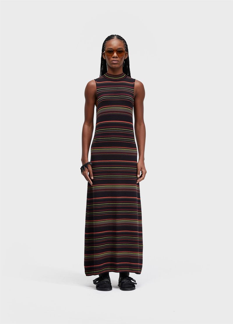 VESTIDO TRICOT LISTRADO