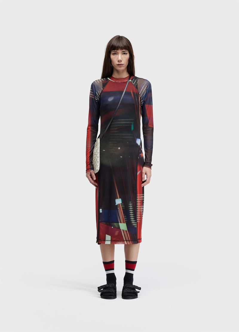 VESTIDO ML TULE SURFING THE CITY