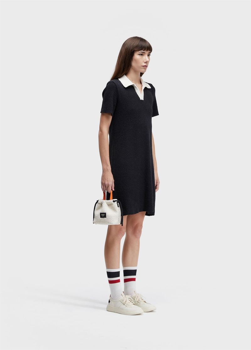 VESTIDO POLO TRICOT CANELADO