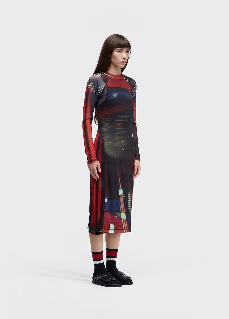 VESTIDO ML TULE SURFING THE CITY