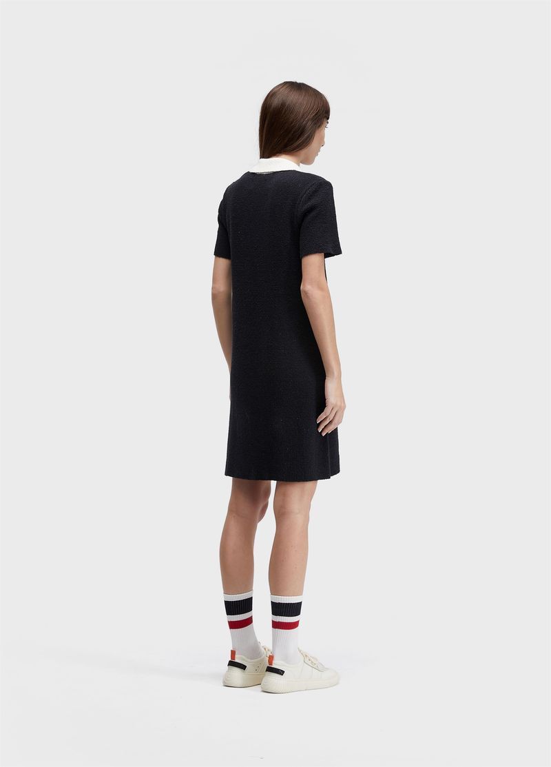 VESTIDO POLO TRICOT CANELADO