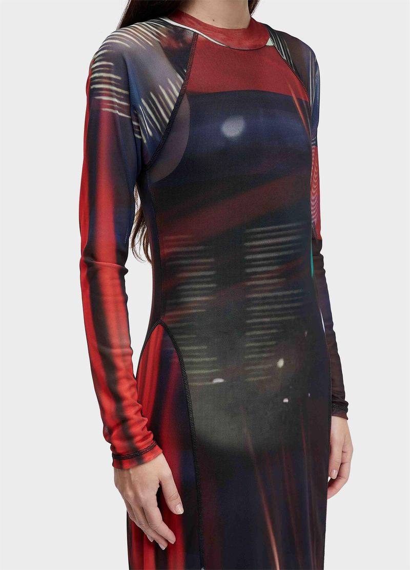 VESTIDO ML TULE SURFING THE CITY